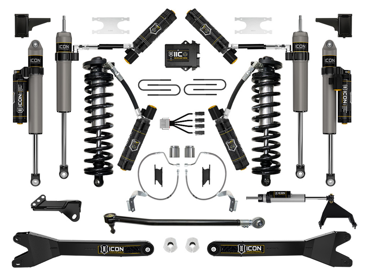 Icon Vehicle Dynamics | Stage 9 Coilover Conversion System w/ Radius Arms, 4-5.5" Lift | (23-23) Super Duty F-250/F-350, 4WD | K63179R