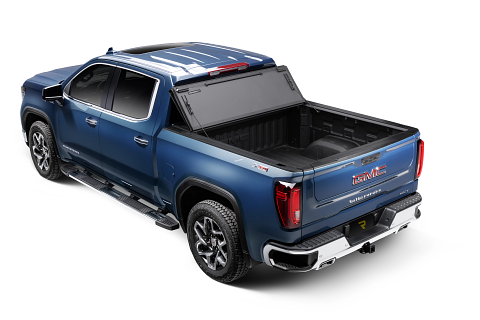 BAK Industries MX4 Hard Folding Truck Bed Cover | (19-23) Silverado/Sierra 1500 New Body, 5' Bed Bed w/out CarbonPro Bed | 448130