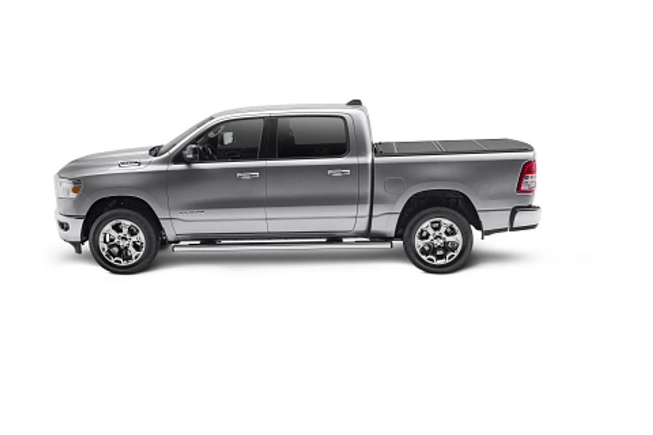 BAK Industries MX4 Hard Folding Truck Bed Cover | (19-23) Ram 1500, 6'4" Bed with Multifunction Tailgate | 448225