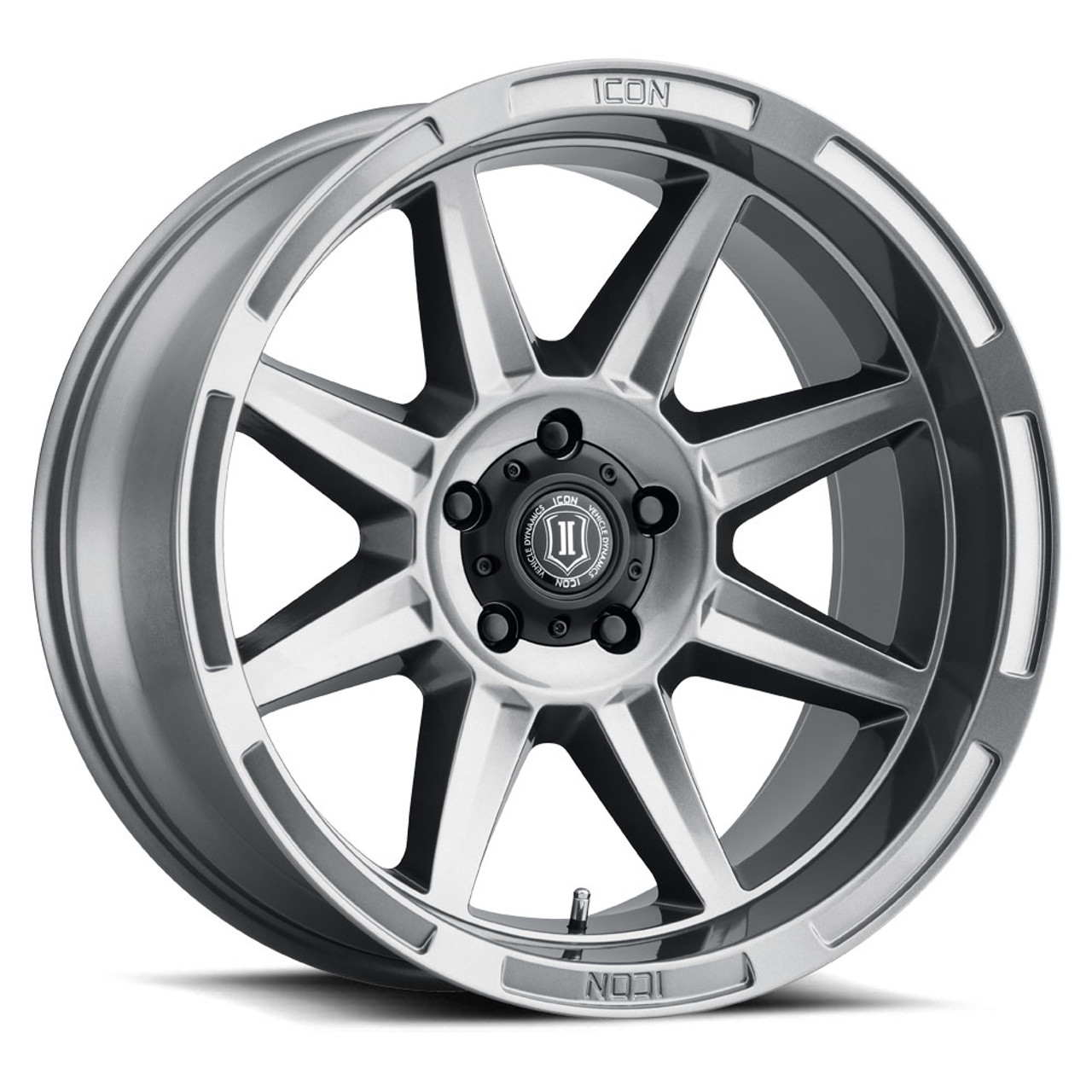 ICON Alloys Bandit, Gun Metal, 20 x 10 / 5 x 5, -24mm Offset, 4.5" BS ICON Alloys Bandit, Gun Metal, 20 x 10 / 5 x 5, -24mm Offset, 4.5" BS