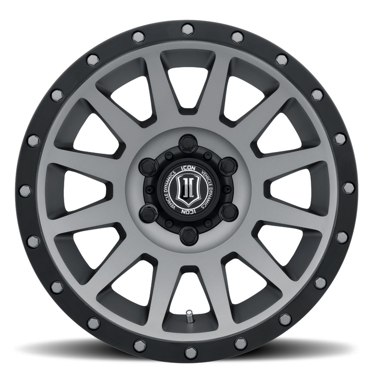 ICON Alloys Compression, Titanium, 18 x 9 / 6 x 5.5, 0mm Offset, 5" BS