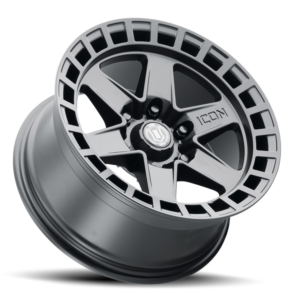 ICON Alloys Raider, Satin Black, 17 x 8.5 / 6 x 135, 6mm Offset, 5" BS