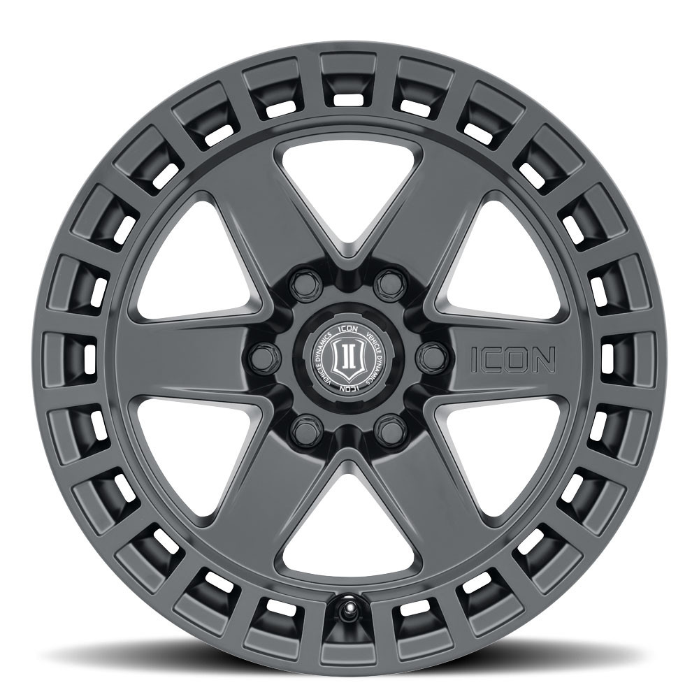 ICON Alloys Raider, Satin Black, 17 x 8.5 / 6 x 135, 6mm Offset, 5" BS