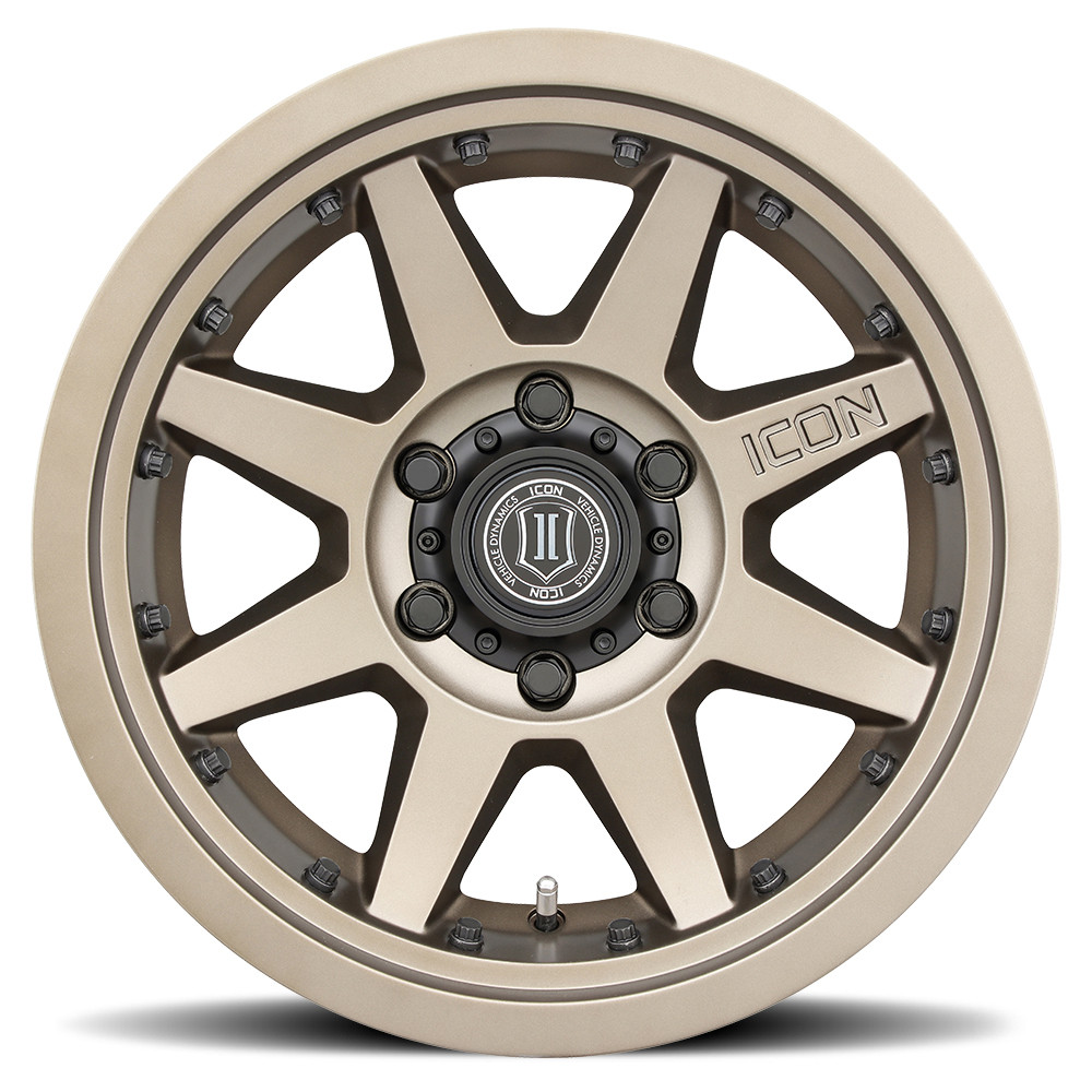 ICON Alloys Rebound Pro, Bronze, 17 x 8.5 / 5 x 4.5, 0mm Offset, 4.75" BS