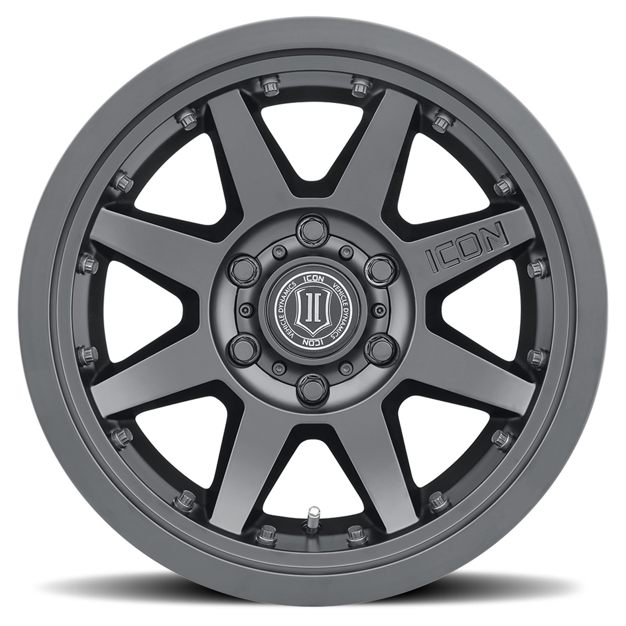 ICON Alloys Rebound Pro, Satin Black, 17 x 8.5 / 5 x 4.5, 0mm Offset, 4.75" BS