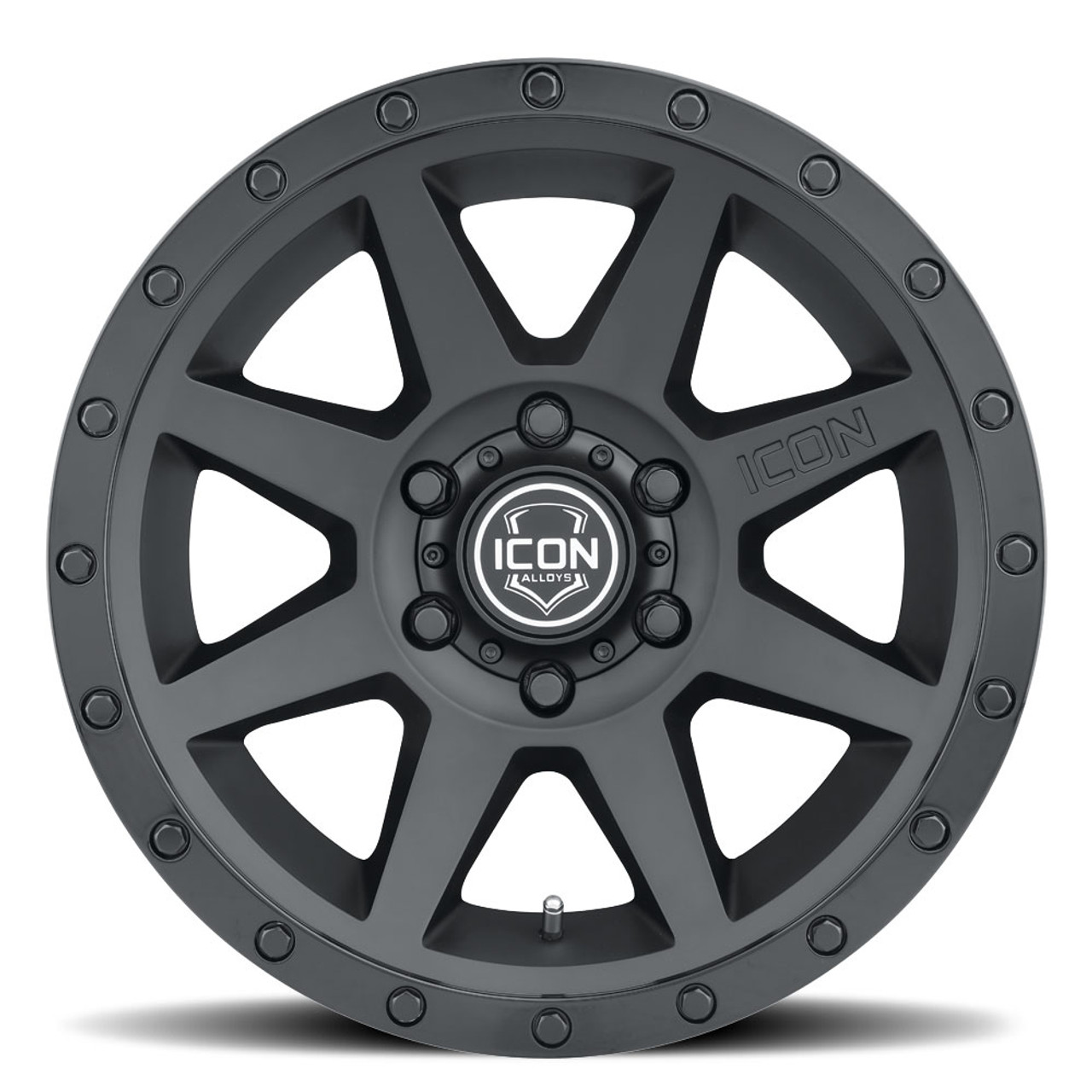 ICON Alloys Rebound, Double Black, 17 x 8.5 / 5 x 5, -6mm Offset, 4.5" BS
