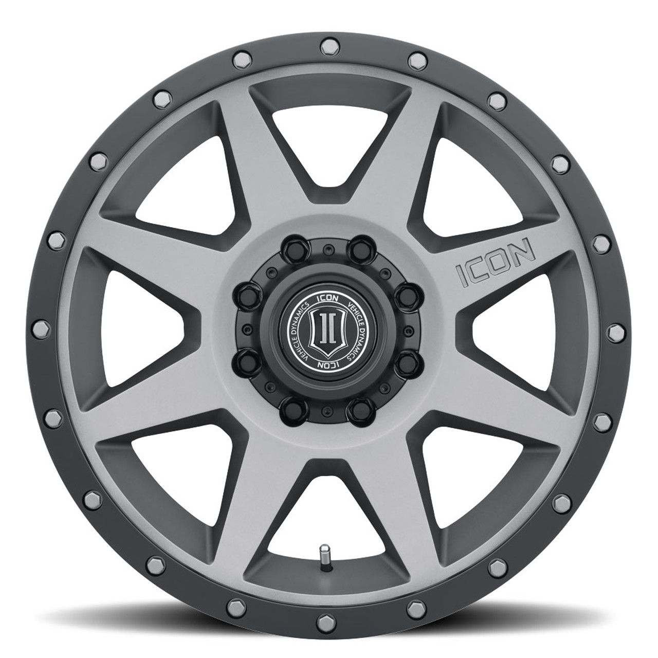 ICON Alloys Rebound, Titanium, 20 x 9 / 8 x 6.5, 12mm Offset, 5.5" BS