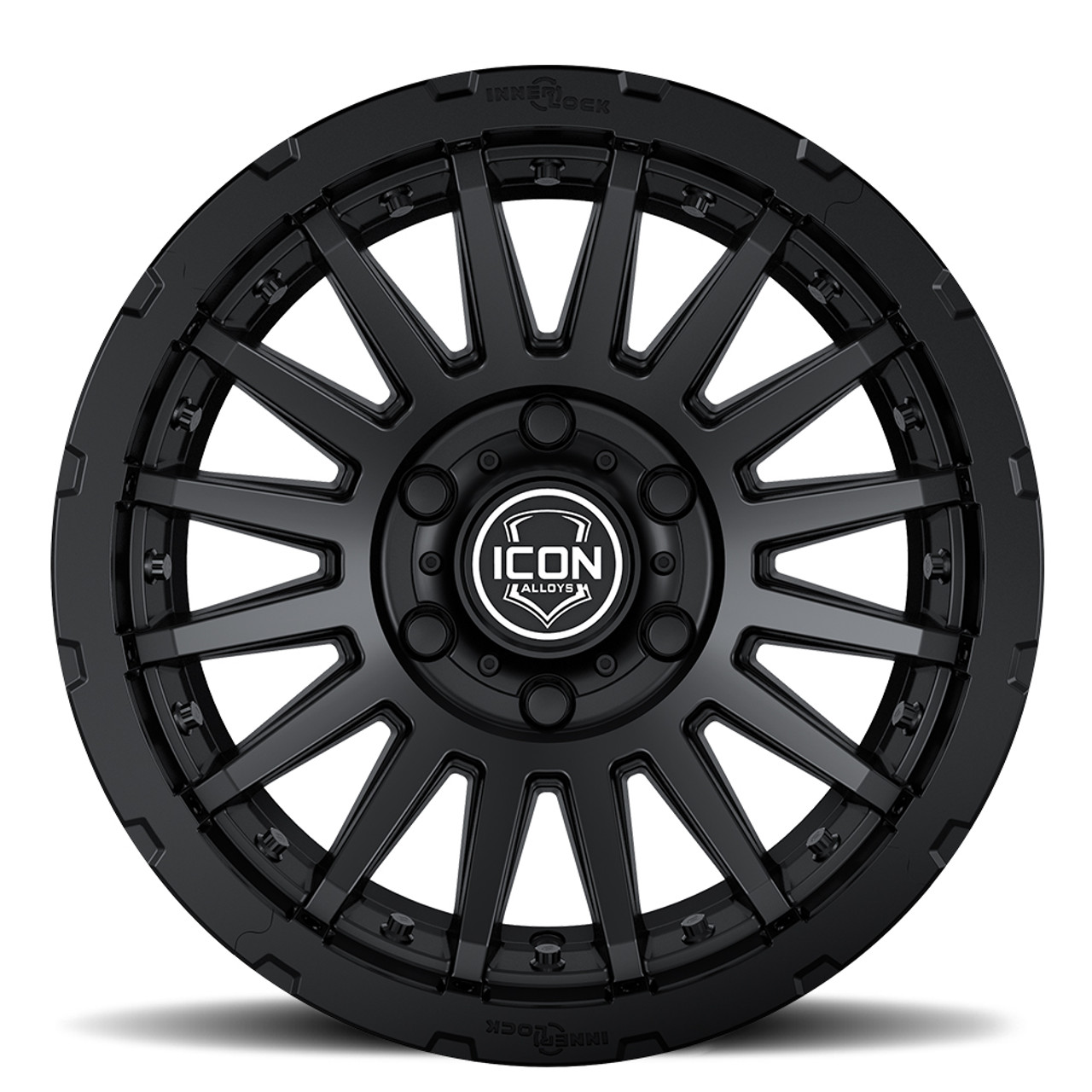 ICON Alloys Recon Pro, Satin Black, 17 x 8.5 / 6 x 135, 6mm Offset, 5" BS