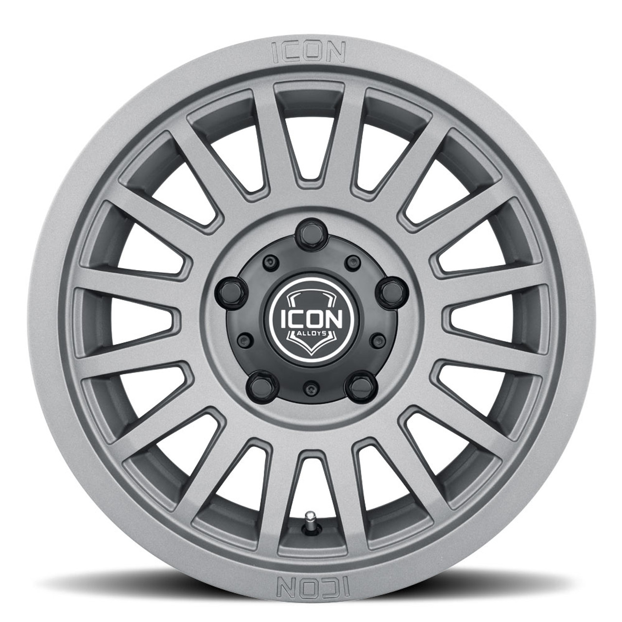 ICON Alloys Recon SLX, Charcoal, 17 x 8.5 / 5 x 5, -6mm Offset, 4.5" BS