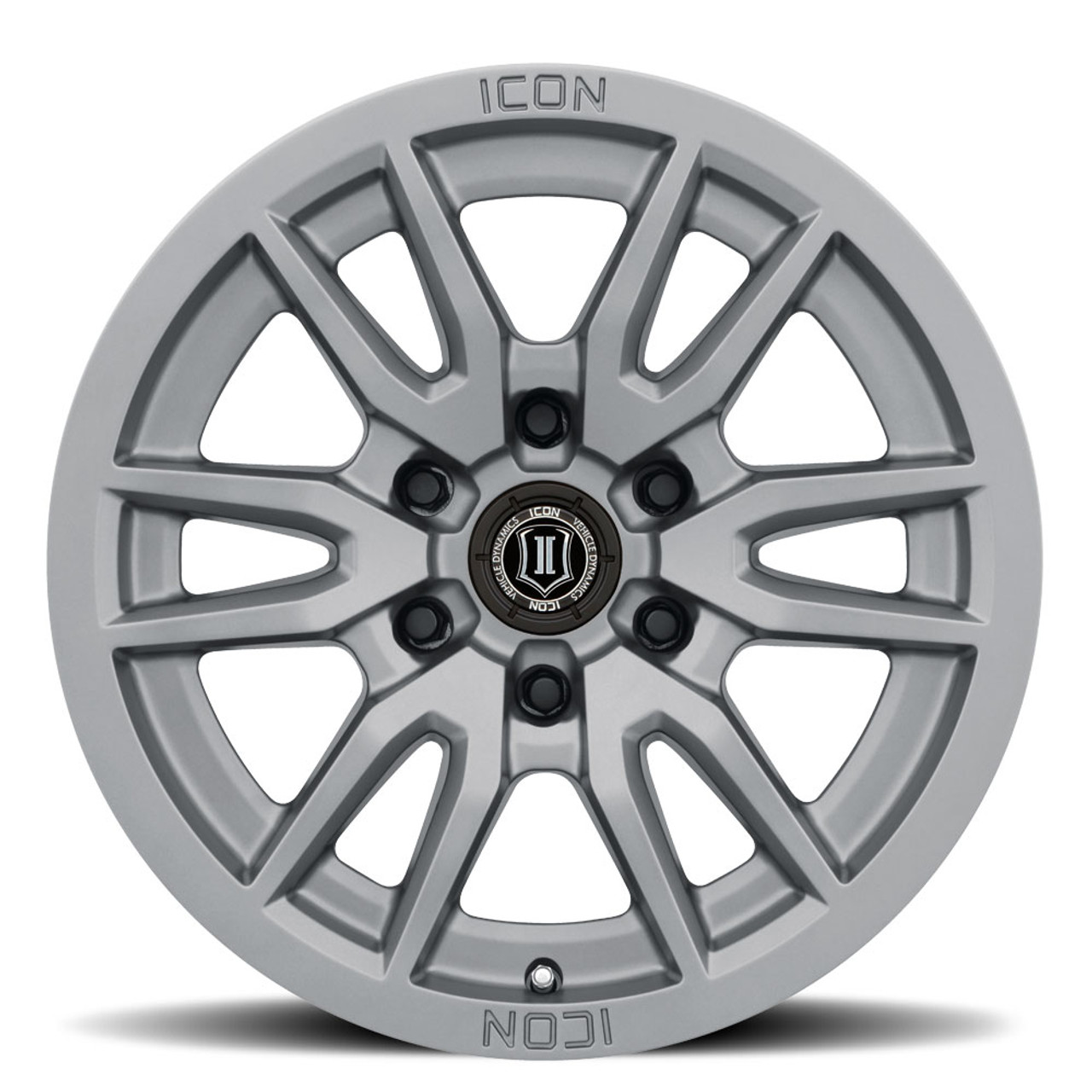 ICON Alloys Vector 6, Titanium, 17 x 8.5 / 6 x 120, 0mm Offset, 4.75" BS