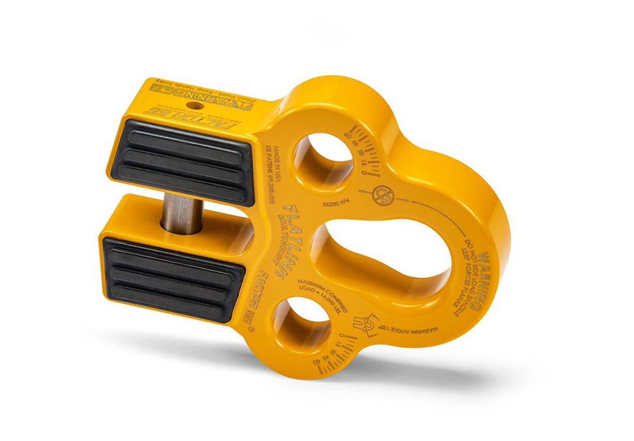 FlatLink Multi-Mount Winch Shackle Mount, Yellow | Universal | 00225-03