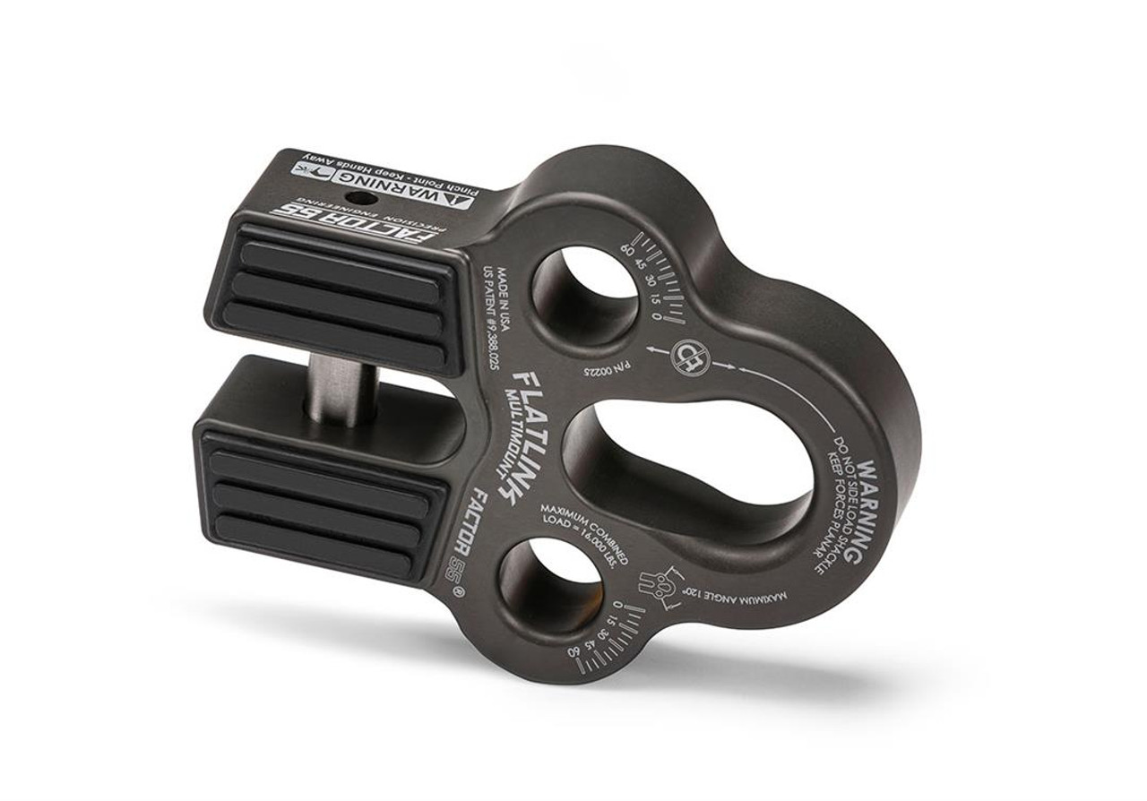 FlatLink Multi-Mount Winch Shackle Mount, Gray | Universal | 00225-06