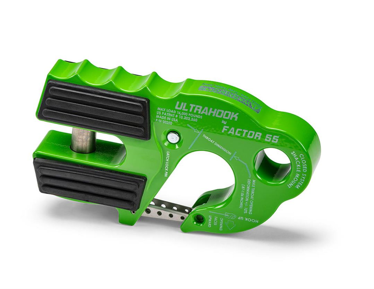 UltraHook Winch Hook, Green | Universal | 00250-08