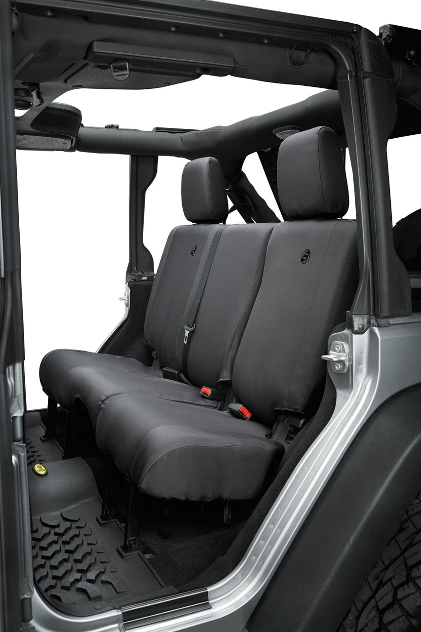 Seat Cover, Rear, Black Diamond | (07-18) Wrangler JK, 4 Door | 29284-35