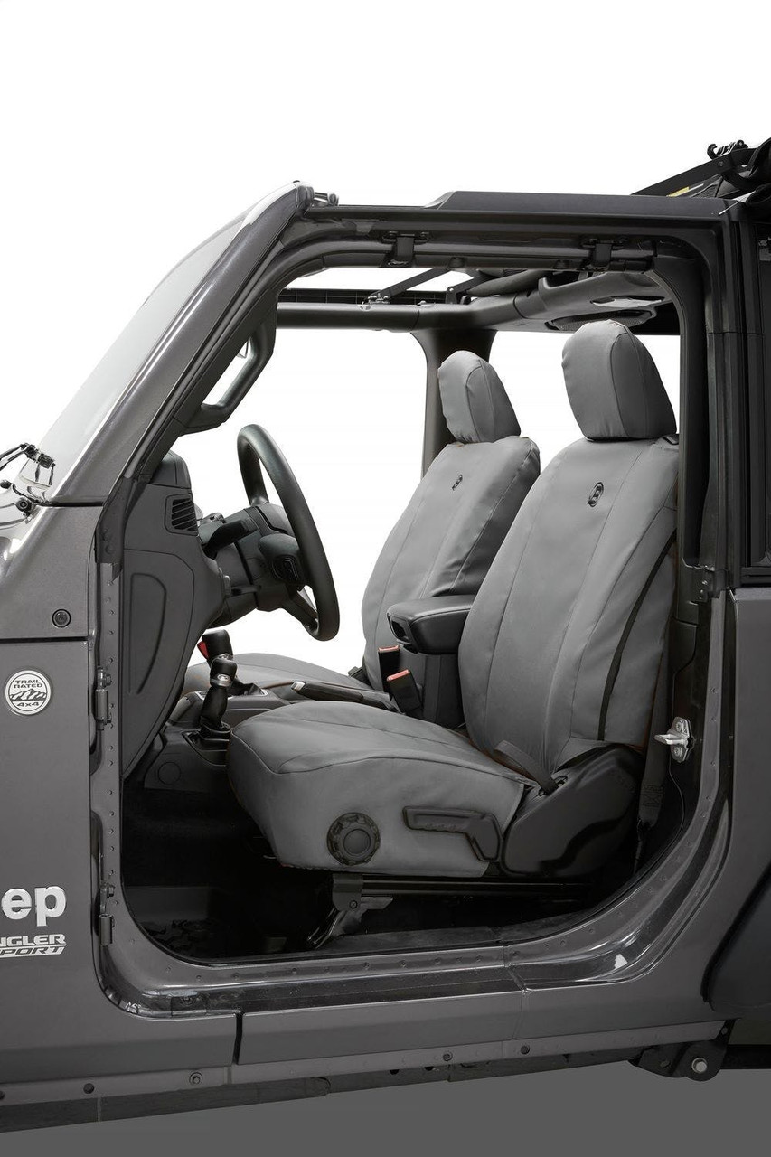 Seat Cover, Front, Charcoal | (20-23) Gladiator JT, (18-23) Wrangler JL, 4 Door | 29290-09