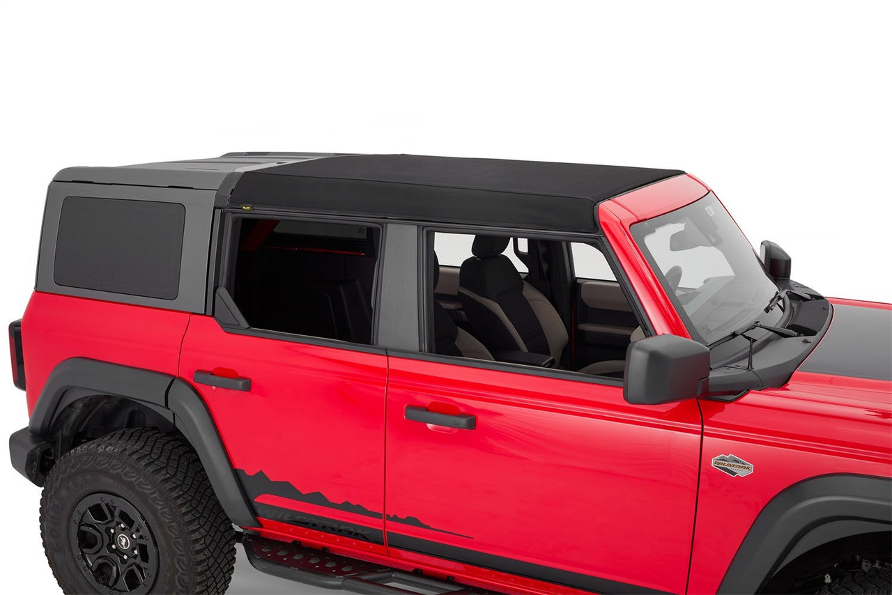 SkyRider Hard Top Retractable Softop Roof, Black Twill | (21-24) Bronco, 4 Door | 52462-17