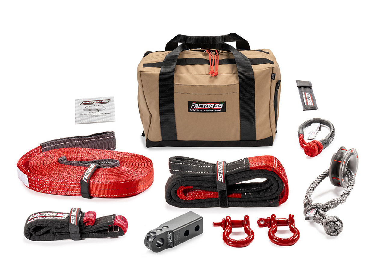 Sawtooth Winching/Towing Vehicle Recovery Kit, Black, Medium | Universal | 00475-04-MEDIUM