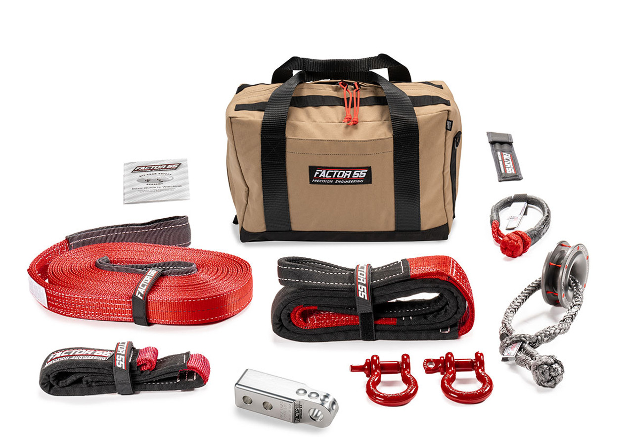 Sawtooth Winching/Towing Vehicle Recovery Kit, Silver, Medium | Universal | 00475-05-MEDIUM