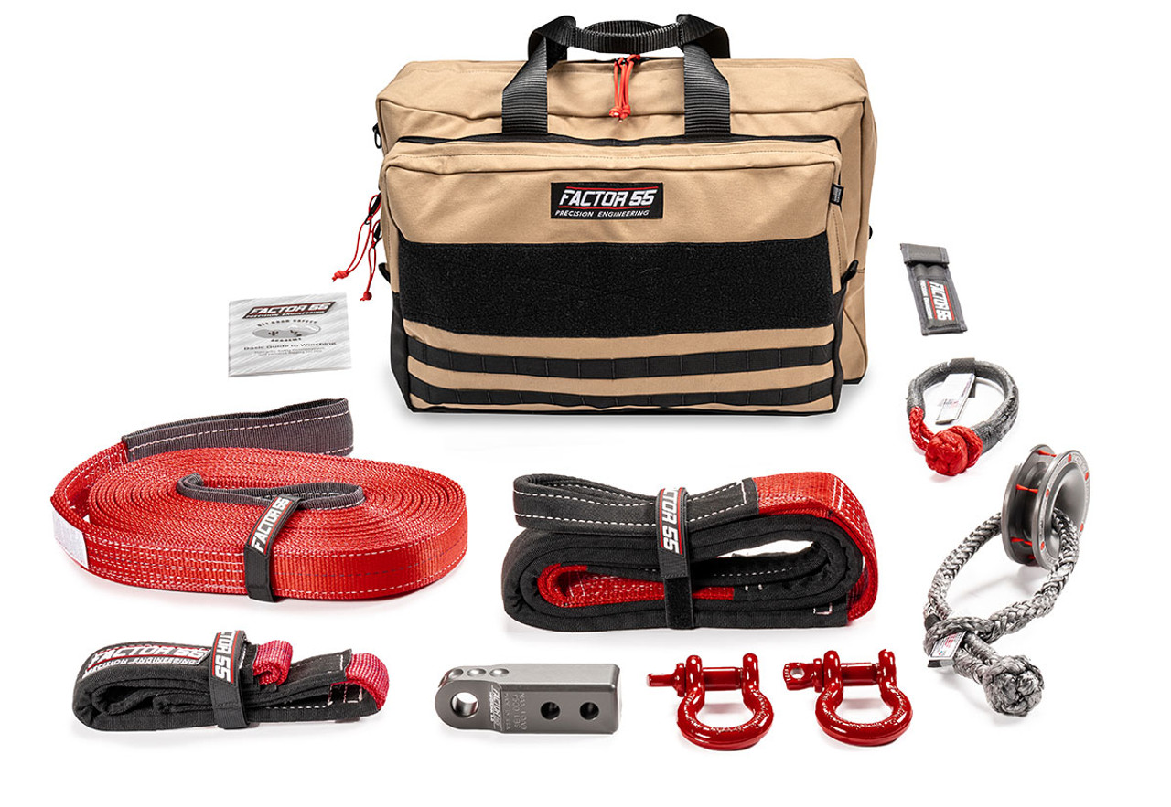 Sawtooth Winching/Towing Vehicle Recovery Kit, Gray, Large | Universal | 00475-06-LARGE