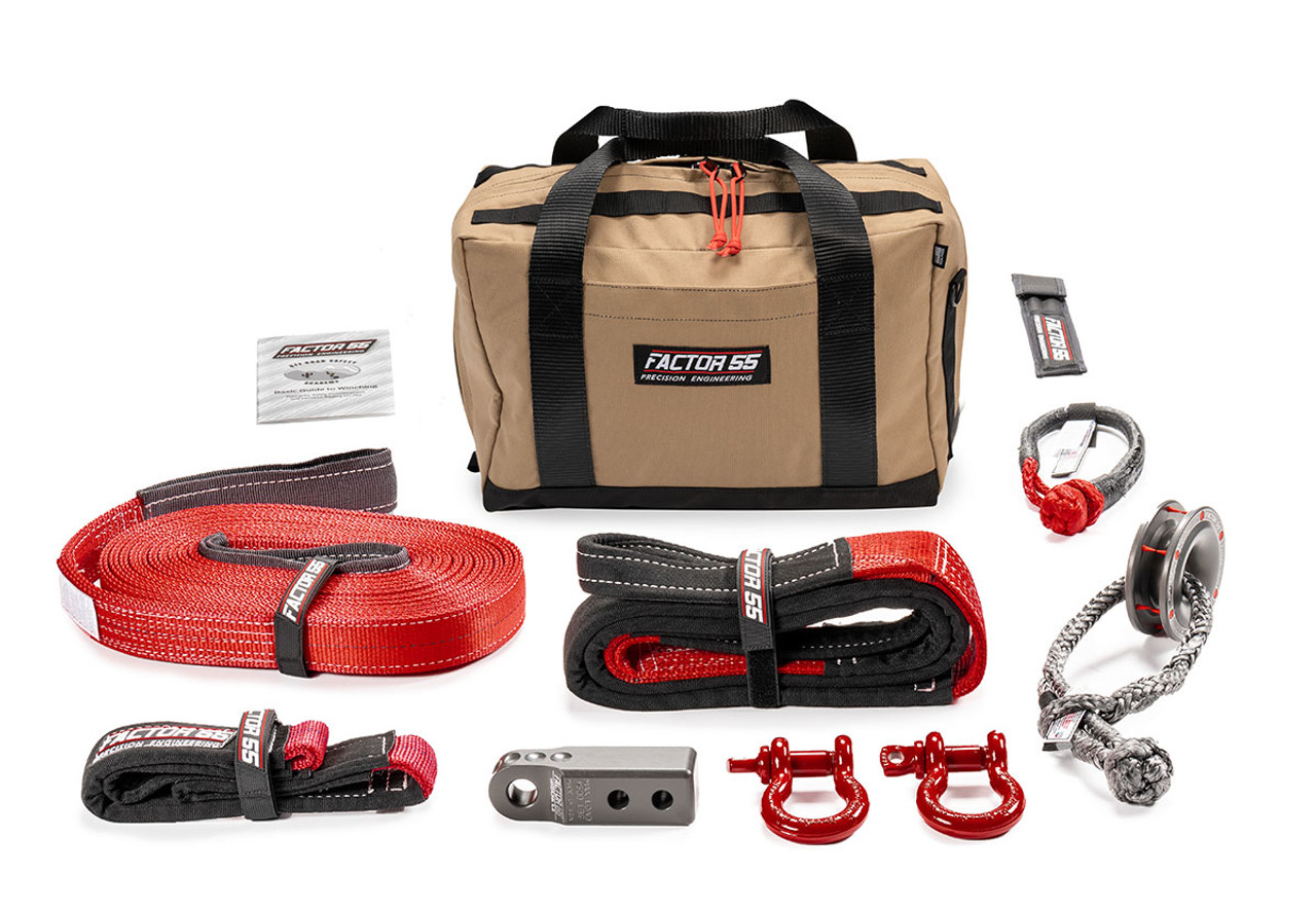 Sawtooth Winching/Towing Vehicle Recovery Kit, Gray, Medium | Universal | 00475-06-MEDIUM