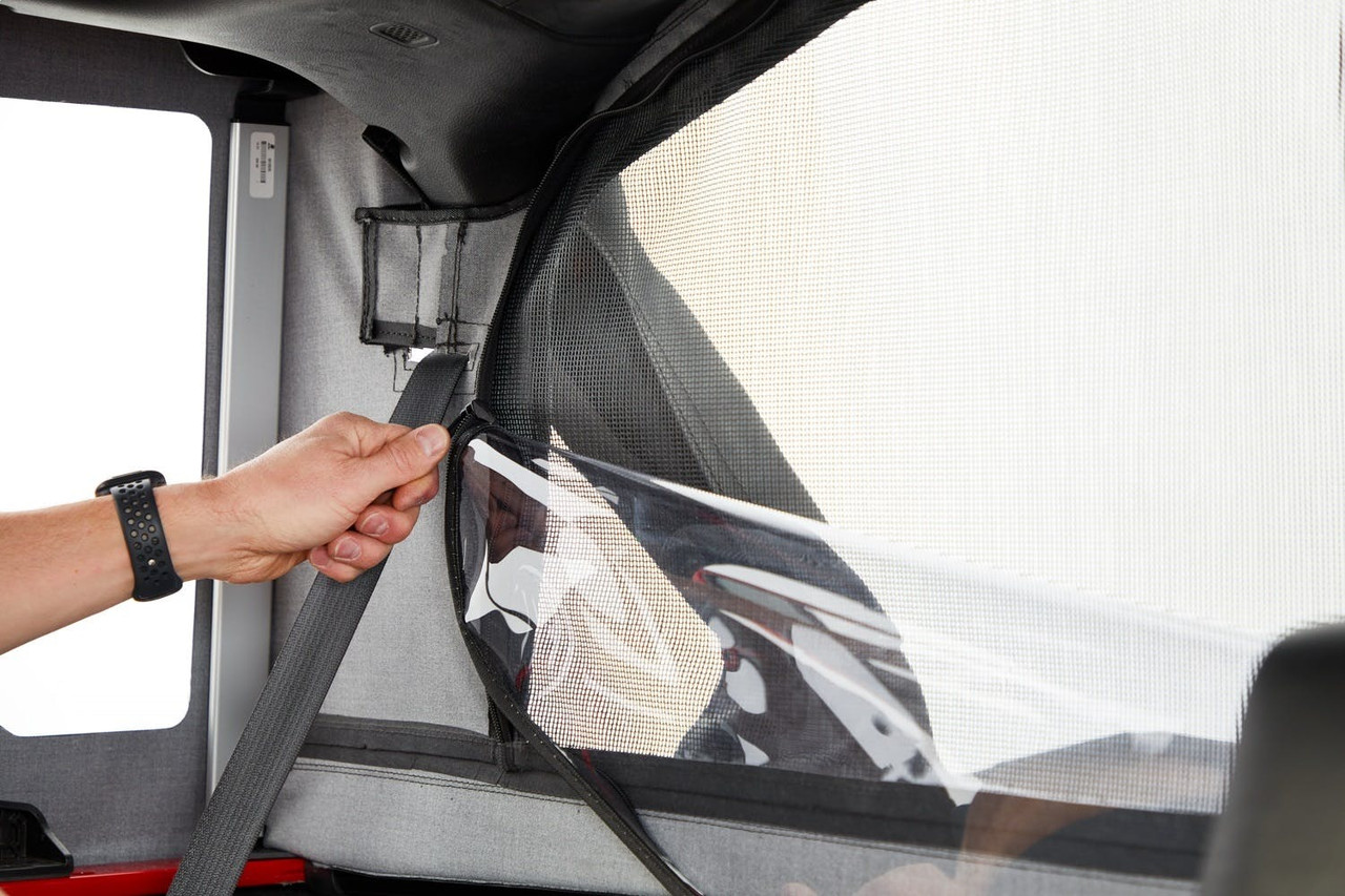 Halftop Soft Top Conversion Kit, Black Twill | (18-23) Wrangler JL, 4 Door | 80100-17