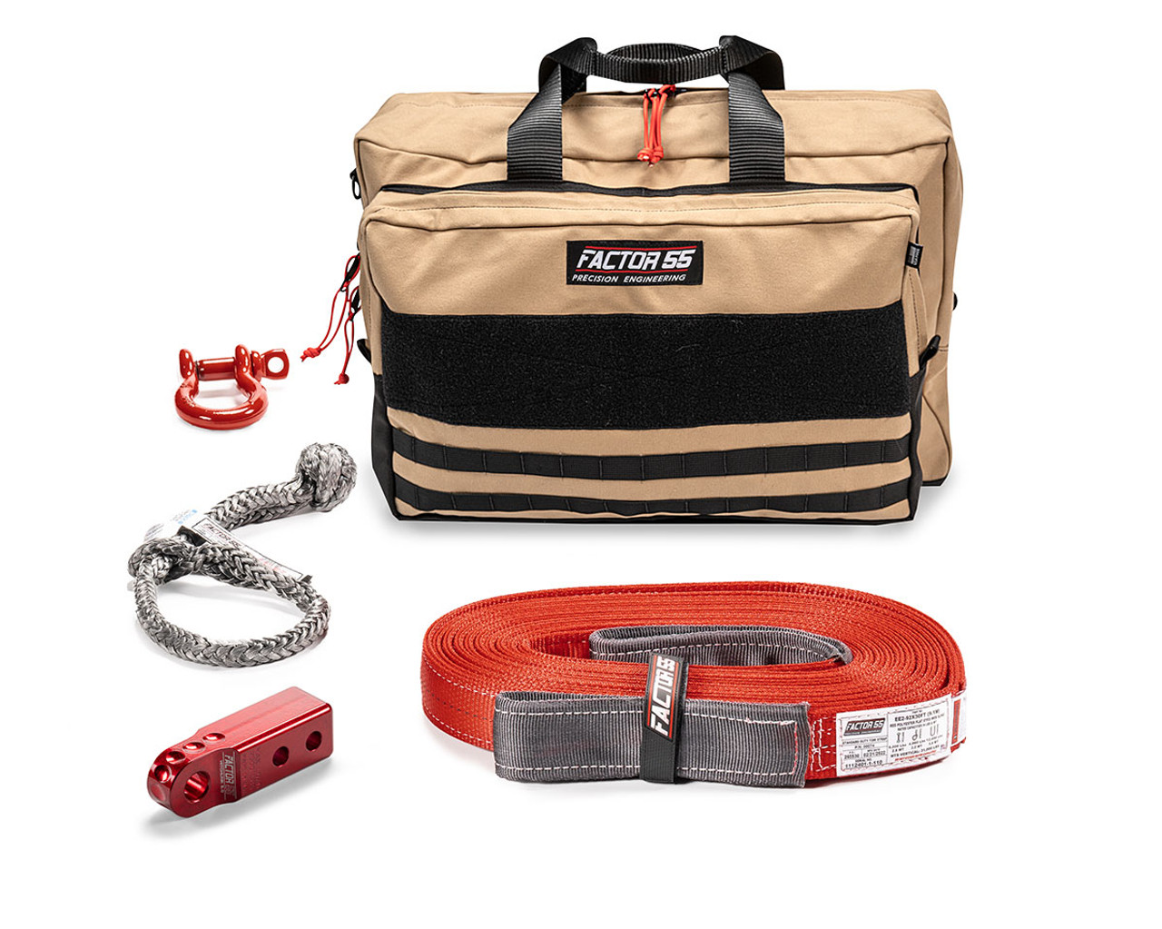 Owyhee Vehicle Towing Recovery Kit, Red, Large | Universal | 00485-01-LARGE