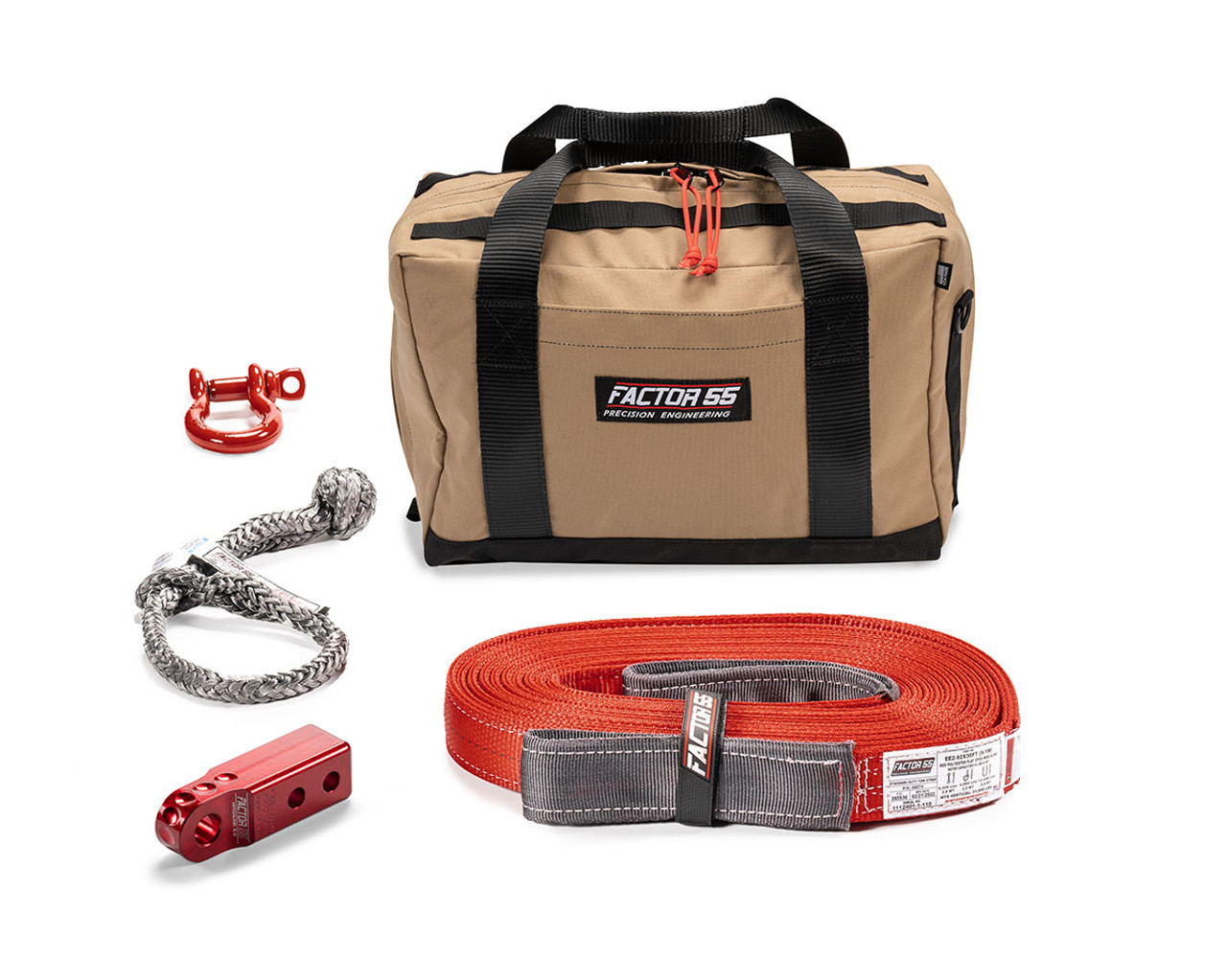 Owyhee Vehicle Towing Recovery Kit, Red, Medium | Universal | 00485-01-MEDIUM