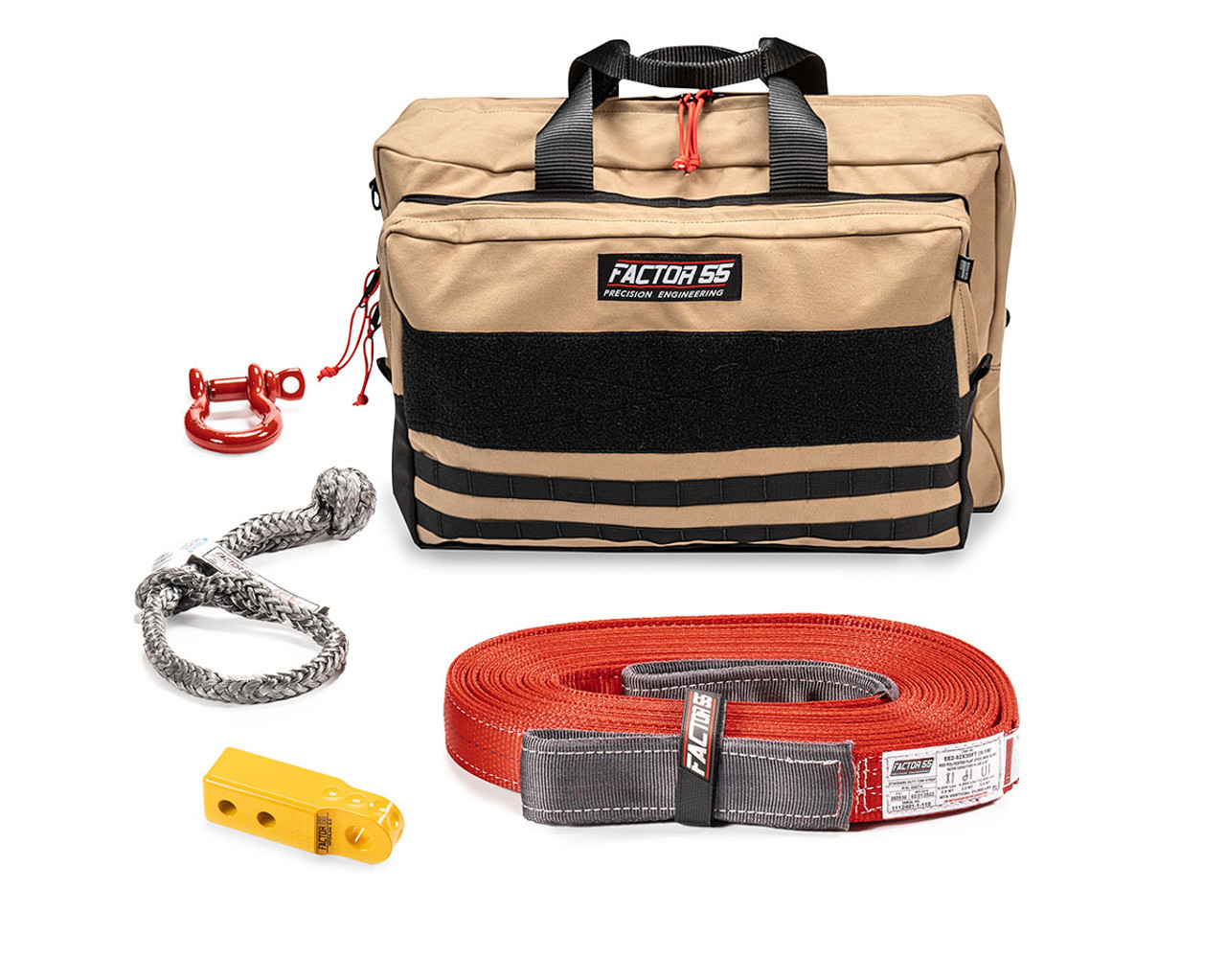 Owyhee Vehicle Towing Recovery Kit, Yellow, Large | Universal | 00485-03-LARGE