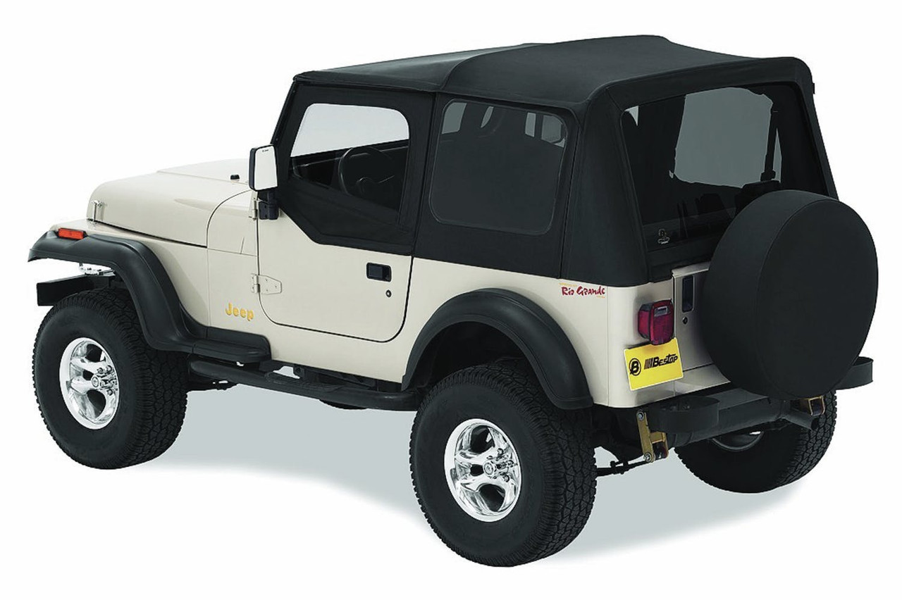 Replace-A-Top OEM Hardware, Black Denim | (97-02) Wrangler TJ | 51121-15