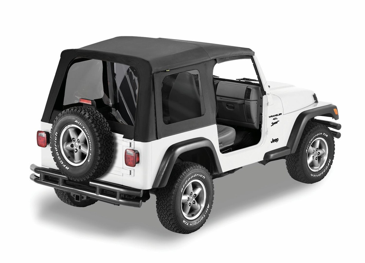 Replace-A-Top OEM Hardware, Black Denim | (97-02) Wrangler TJ | 51180-15