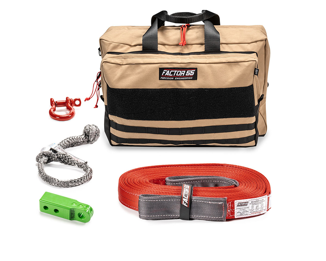 Owyhee Vehicle Towing Recovery Kit, Green, Large | Universal | 00485-08-LARGE
