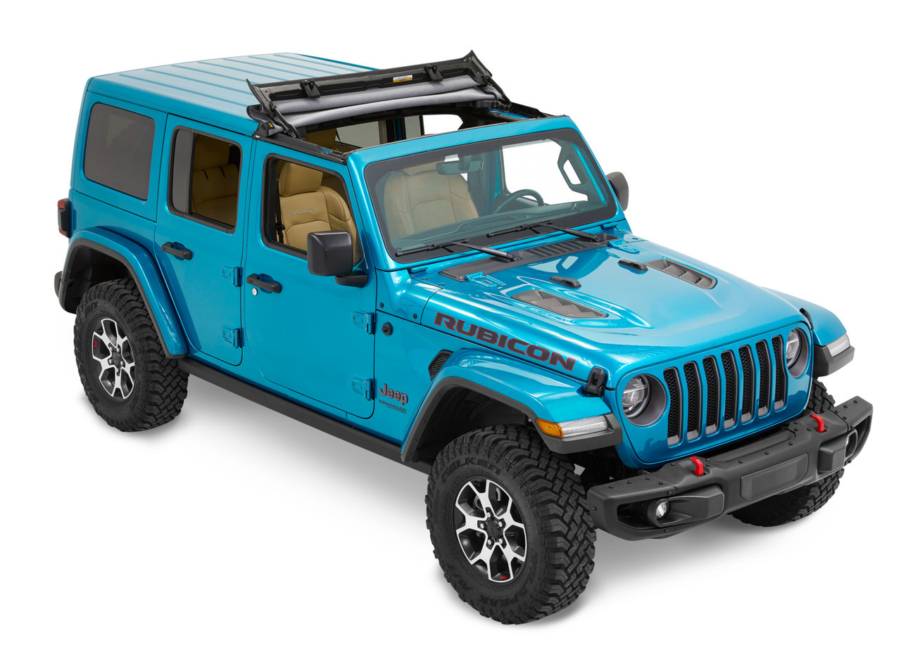 SunRider Sun Shade For Hardtop, Black Diamond | (18-24) Wrangler JL, (20-24) Gladiator JT | 52454-35