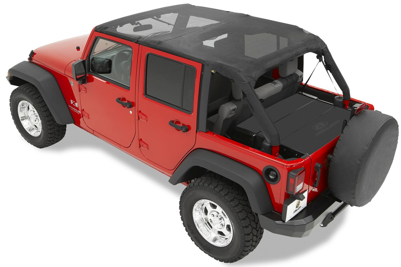 Header Extended Safari Bikini Top, Mesh | (07-09) Wrangler JK, 4 Door | 52581-11