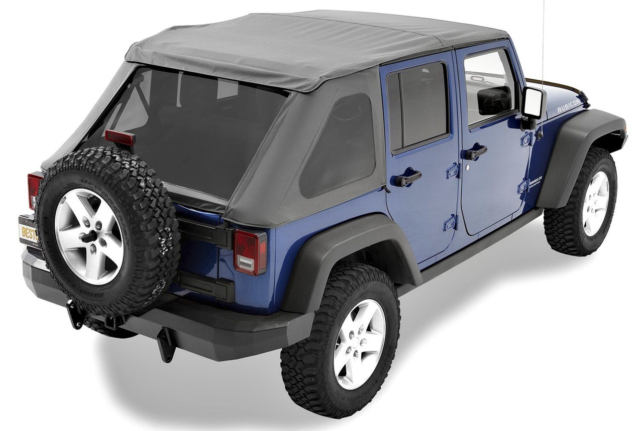 Replace-A-Top Trektop Hardware, Black Diamond | (07-18) Wrangler JK, 4 Door | 52823-35