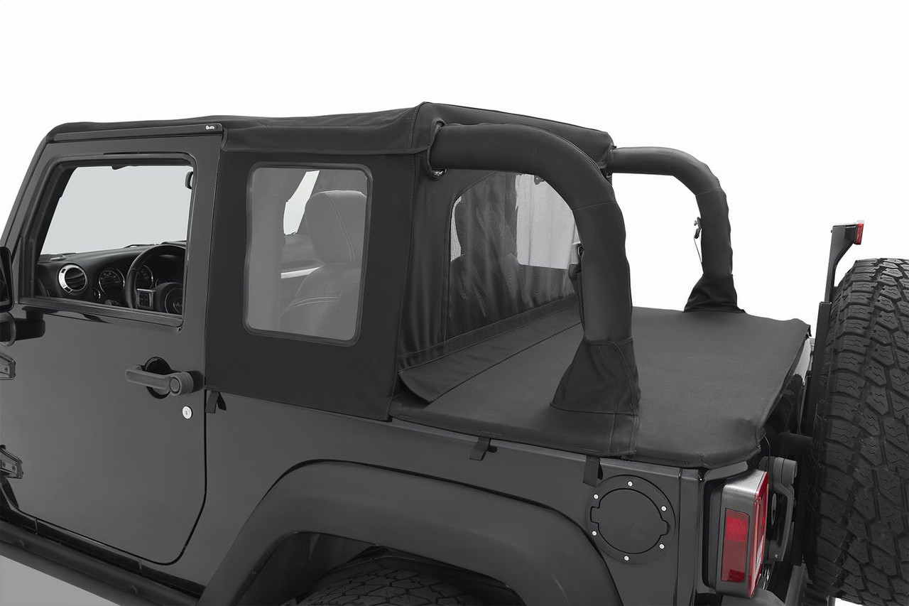 Halftop Soft Top Kit, Black Twill | (07-18) Wrangler JK, 2 Door | 53900-17