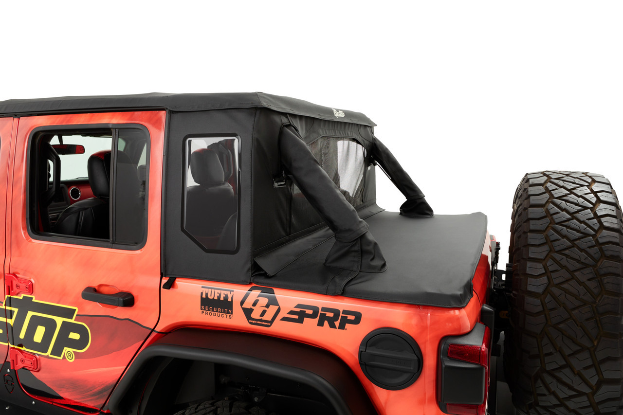 Halftop Soft Top Kit, Black Diamond | (18-23) Wrangler JL, 4 Door | 53902-35