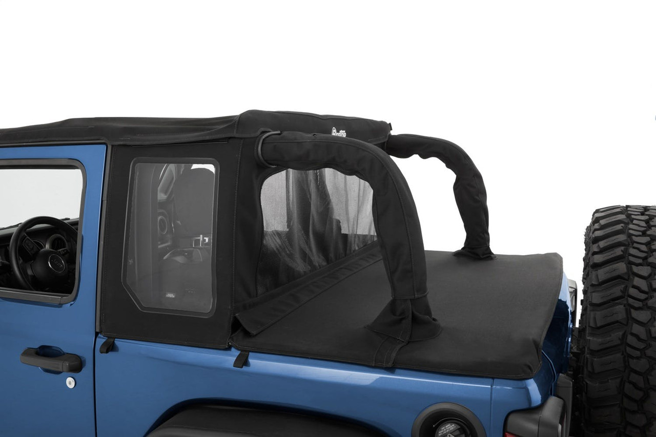 Halftop Soft Top Kit, Black Diamond | (18-24) Wrangler JL, 2 Door | 53903-35