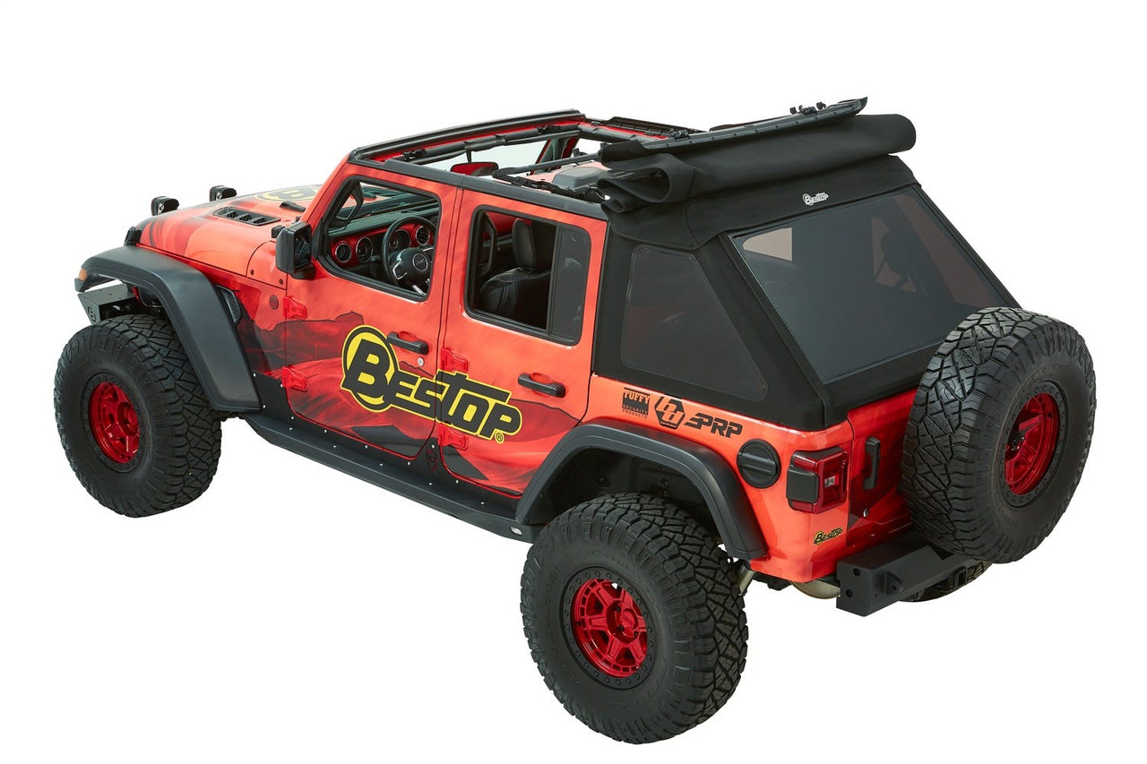 TrekTop Ultra Soft Top, Black Twill | (18-24) Wrangler JL, 4 Door | 54925-17