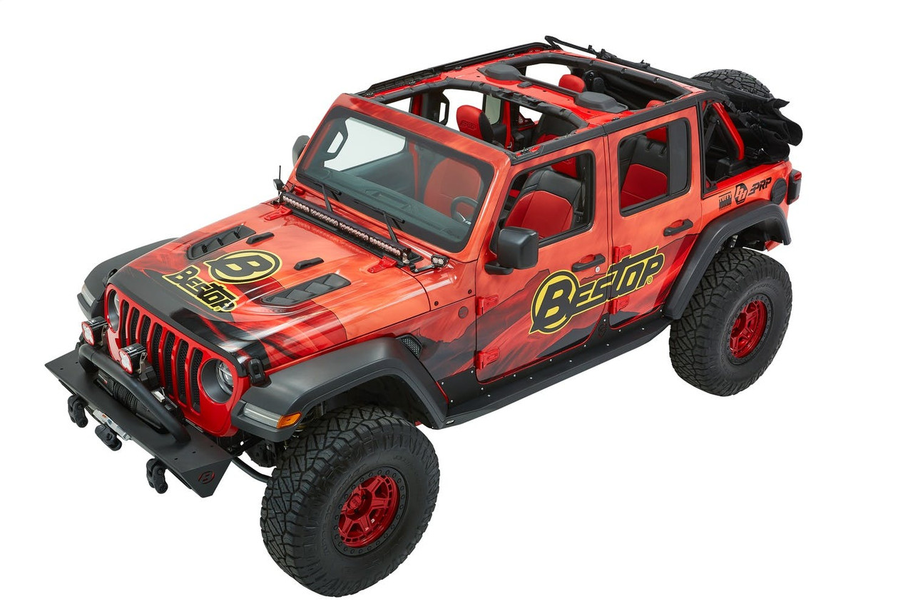 TrekTop Ultra Soft Top, Black Twill | (18-24) Wrangler JL, 4 Door | 54925-17