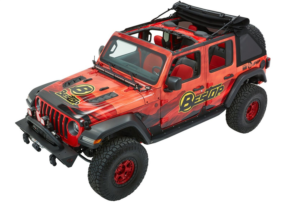TrekTop Ultra Soft Top, Black Twill | (18-24) Wrangler JL, 4 Door | 54925-17