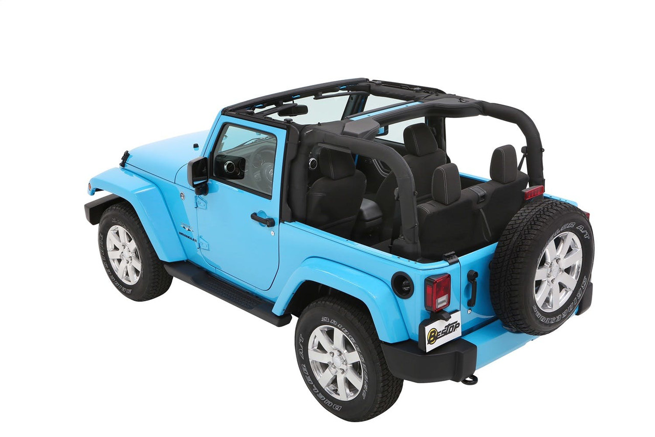 TrekTop Soft Top Kit, Black Diamond | (07-18) Wrangler JK, 2 Door | 56452-35