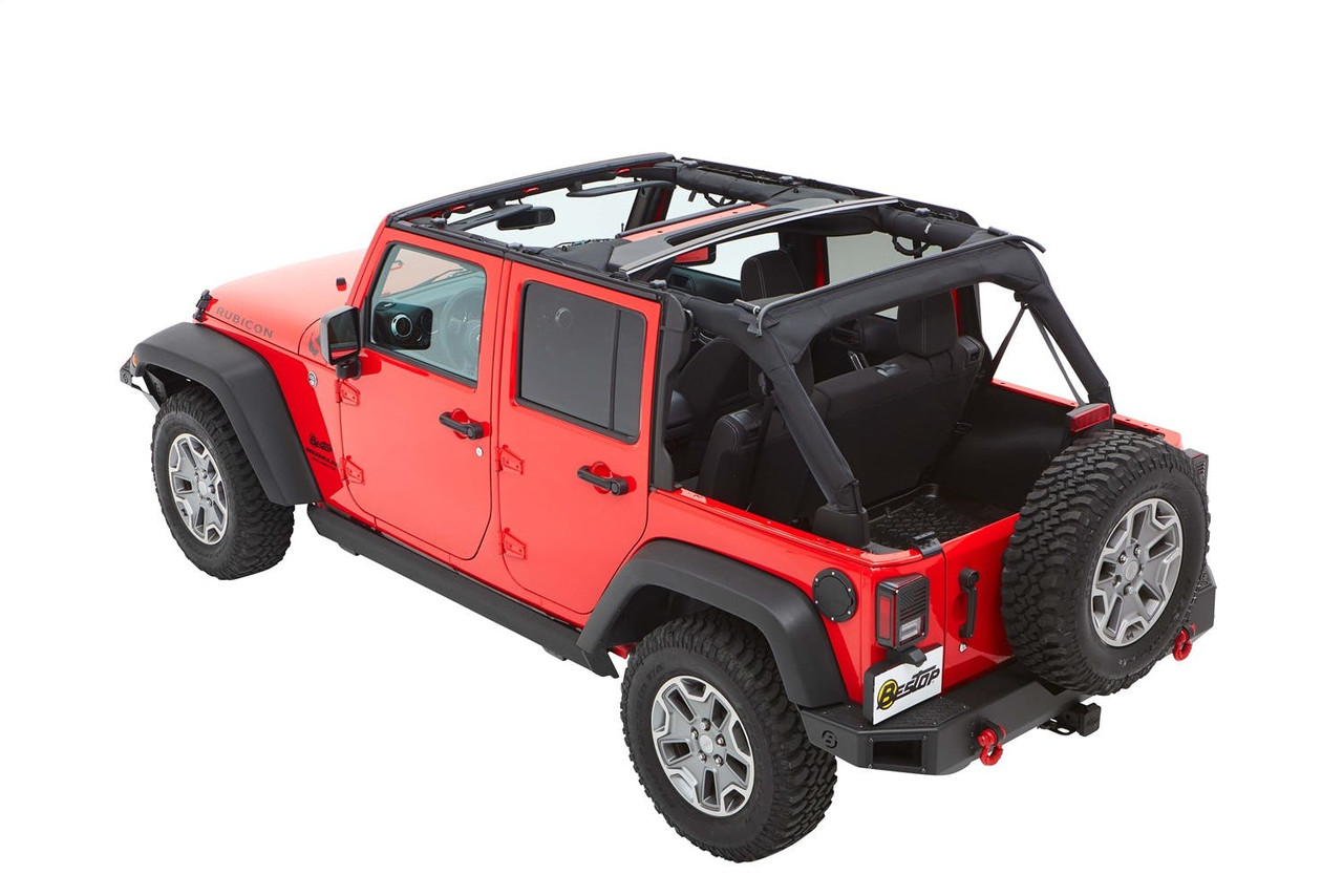 TrekTop Soft Top Kit, Black Diamond | (07-18) Wrangler JK, 4 Door | 56453-35
