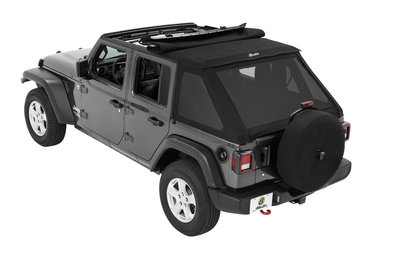 TrekTop Soft Top Kit, Black Diamond | (18-24) Wrangler JL, 4 Door | 56863-35