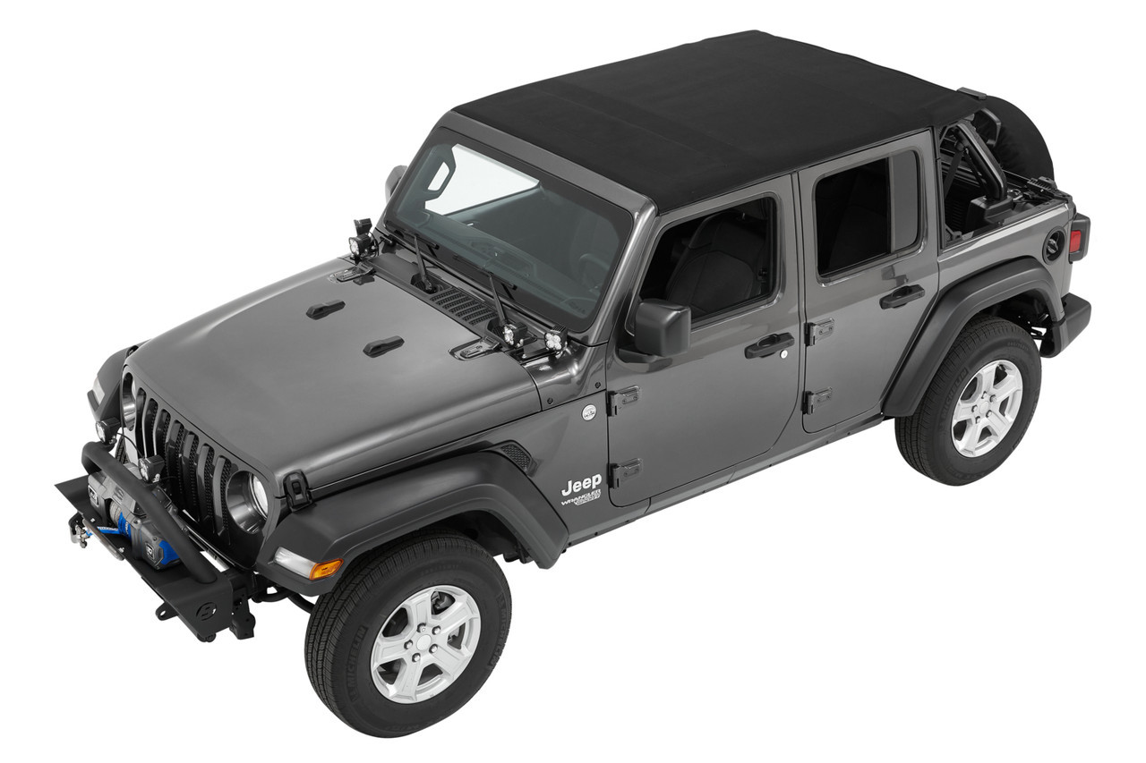 TrekTop Soft Top Kit, Black Diamond | (18-24) Wrangler JL, 4 Door | 56863-35