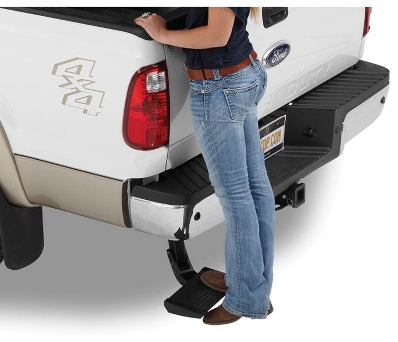 TrekStep Rear Mounted Bed Step, Drivers Side | (09-18) Ram 1500, (11-18) Ram 2500/3500, Without Dual Exhaust | 75506-15