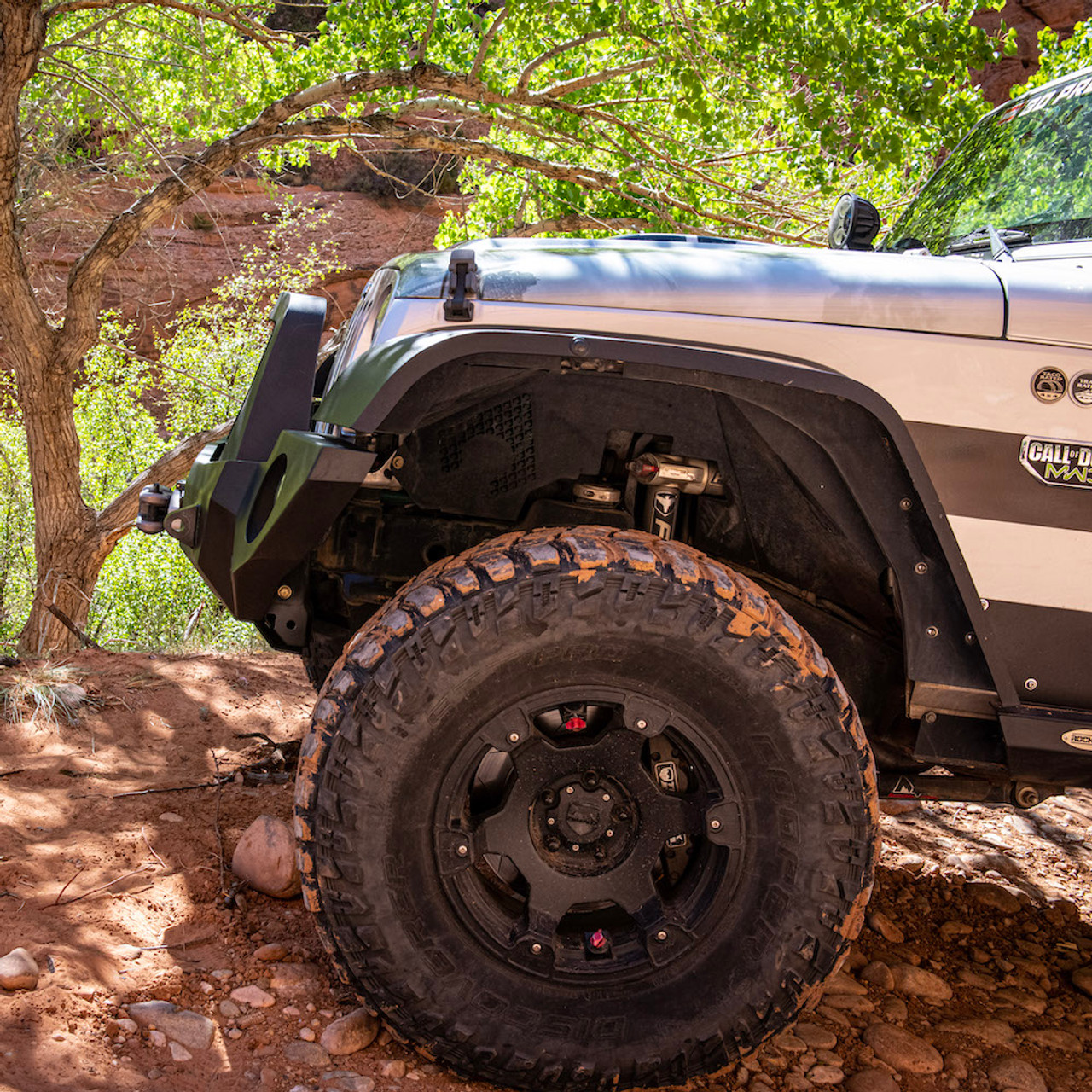 Rigid Series Bumper, With Bull Bar Front | (07-18) Wrangler JK | FBF100JK