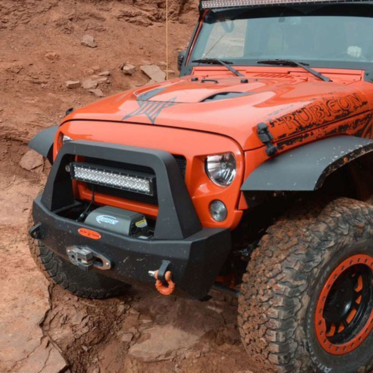 Rigid Series Bumper, Shorty, Front | (07-18) Wrangler JK | FBS100JK