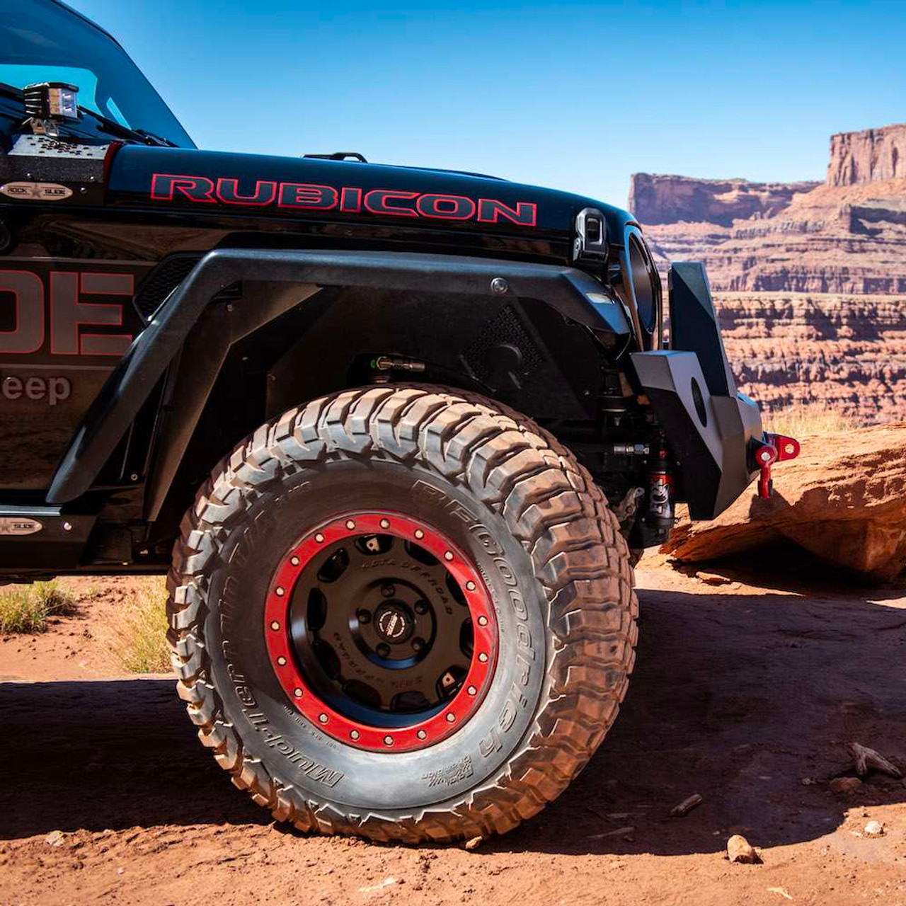 Rigid Series Bumper, With Bull Bar Front | (18-23) Wrangler JL, (20-23) Gladiator JT | FBF100JL