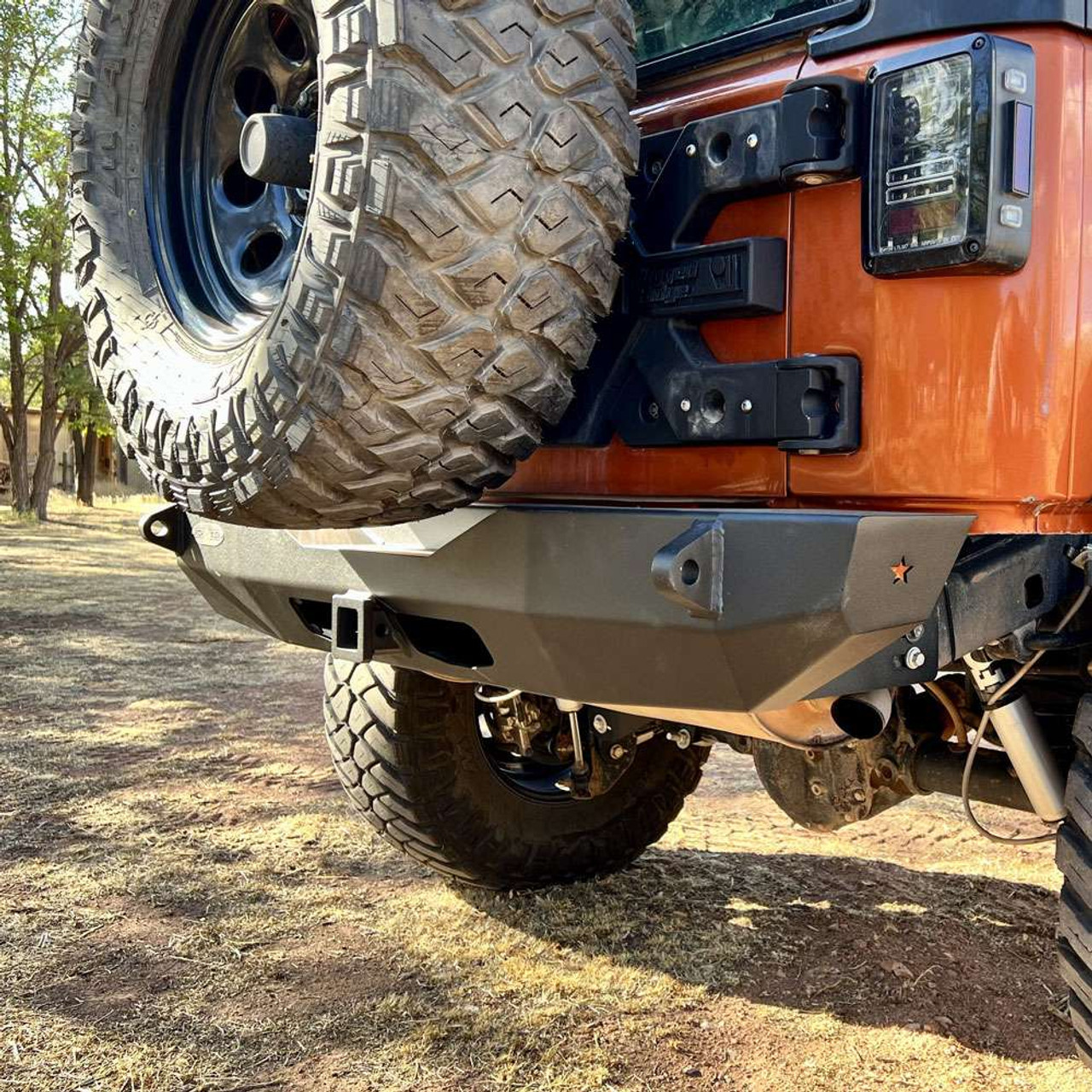 Rigid Series Bumper, Shorty, Rear | (07-18) Wrangler JK | RBF200JK