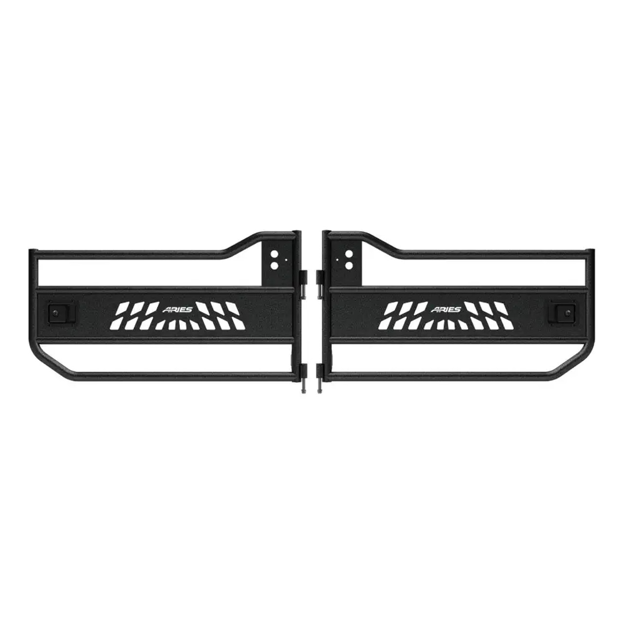 Aluminum Doors, Front, Black | (18-24) Wrangler JL, No fitment with factory mirrors | 1500200